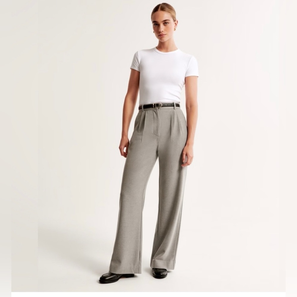Abercrombie Tailored Wide Leg Pants